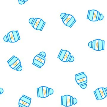 Burial urn vector seamless pattern color Stock Illustration
