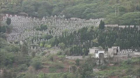 Burial Yangtze River China Stock Footage 107523090