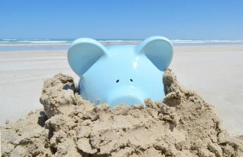Buried in Debt Stock Photos