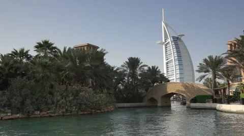Burj al Arab view Stock Footage 12562903