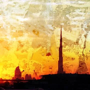 Burj dubai Ilustración de archivo