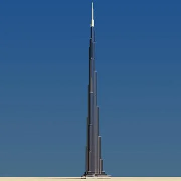 3D Model: Burj Dubai Tower ~ Buy Now #91388921 | Pond5