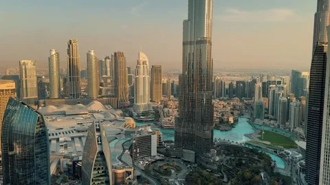 Burj Khalifa 1 Video stock 328837950