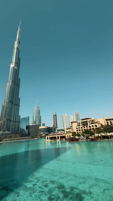 Burj Khalifa 34 Video stock 328838270