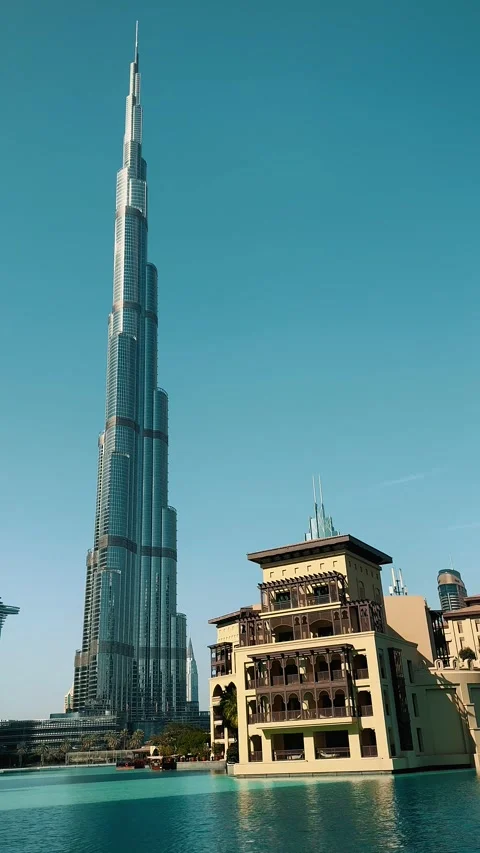 Burj Khalifa 36 Video stock 328838293