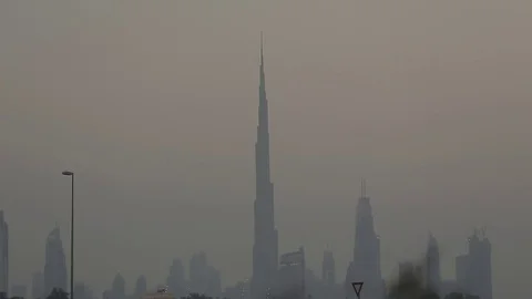 Burj Khalifa 4sec Stockbeeldmateriaal 80430393