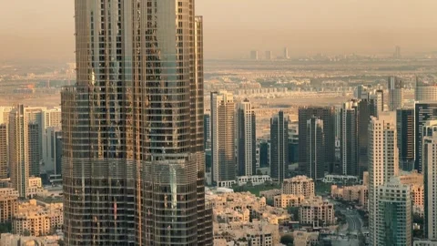 Burj Khalifa 8 Video stock 328838010
