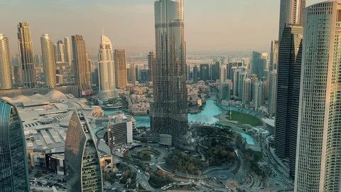 Burj Khalifa 9 Stock Footage 328838018