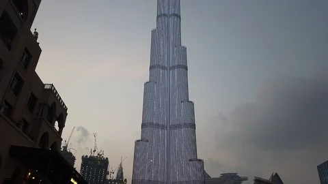 Burj Khalifa Dubai 스톡 동영상 125566694