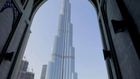 Burj Khalifa, dubai Stock Footage 126573295