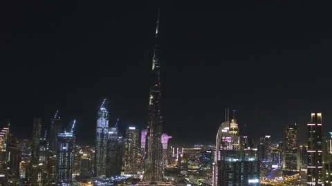 Burj Khalifa Dubai Stock Footage 156655116