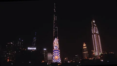 Burj Khalifa, Dubai Stock Footage 232767902