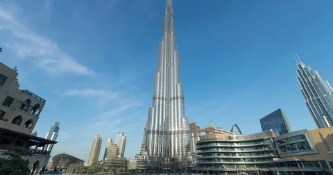 Burj Khalifa Dubai Timelapse Stock Footage 83481164