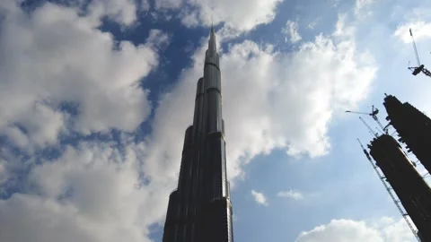 Burj Khalifa, Dubai, UAE Stock Footage 144542534