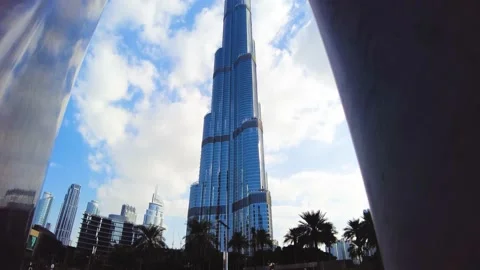 Burj Khalifa, Dubai, UAE Stock Footage 144546009