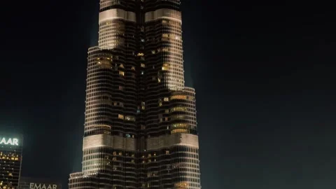 Burj Khalifa Light Show 7 Video stock 328838663