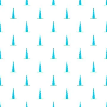 Burj Khalifa pattern, cartoon style Ilustración de archivo