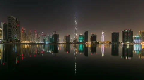 Burj Khalifa Skyline 動画素材 40022596