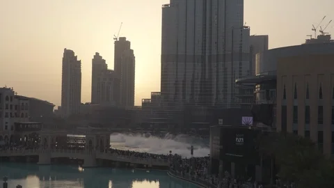 Burj Khalifa tilt up and down 4K Stock Footage 89500057
