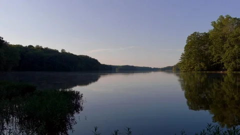 Burke Lake, VA Stock Footage 135752533