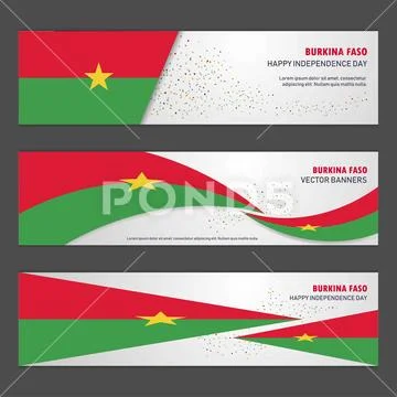 Burkina faso typography design Royalty Free Vector Image