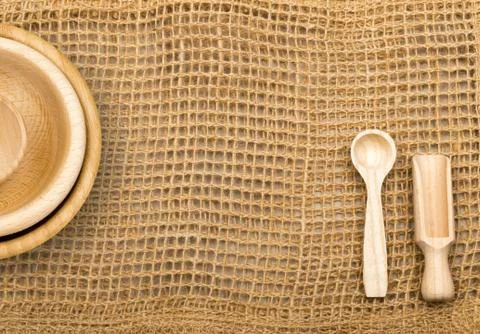 Burlap Background or Old Linen Canvas Stock Photos