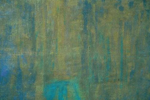 Burlap background painted with colored paint in different colors Stock Photos