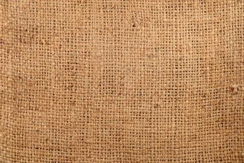 Burlap bag background Stock-Fotos