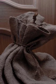 Burlap bag Stock Photos