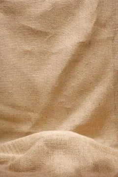 Burlap display (backdrop) Stock Photos