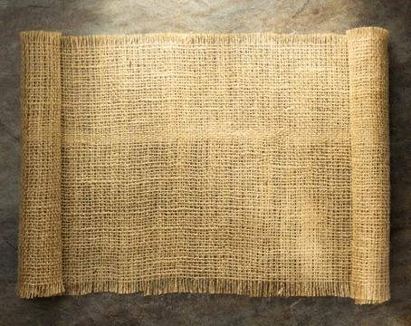 Burlap hessian sacking Foto stock