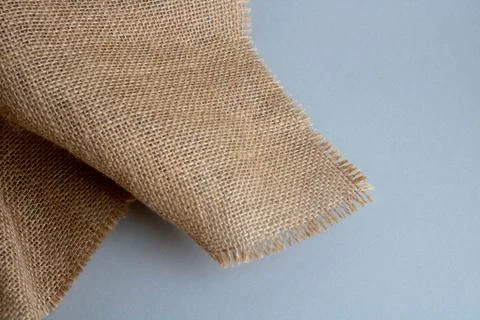 Burlap pattern, bag fabric background.Natural burlap background Foto stock
