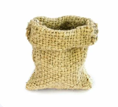 Burlap sack. Stock Photos