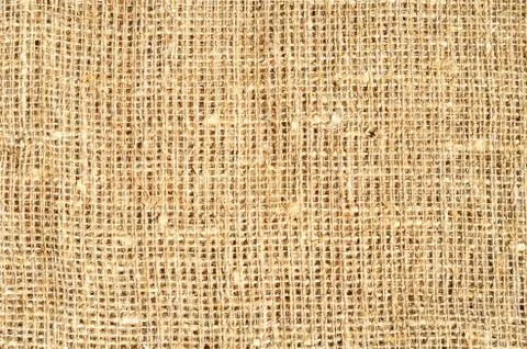 Burlap sacking background Stock Photos
