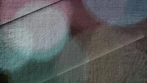 Burlap Texture Background Pastel Circles Stock Illustration