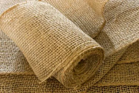 Burlap texture background Stock Photos