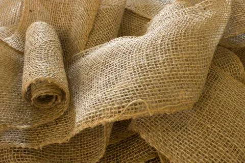 Burlap texture background Stock Photos
