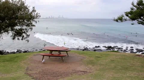 Burleigh Heads 1 Stock Footage
