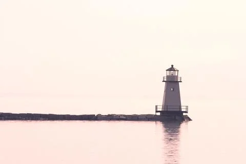 Burlington Lighthouse Stock Photos