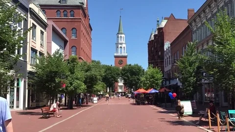 Burlington VT 库存影片 83045026