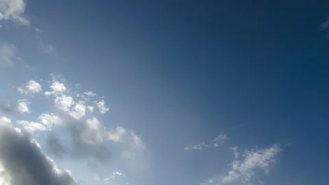 Burlled blue sky with clouds Video stock 164497558
