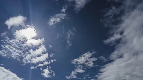 Burlled storm sky with clouds Video stock 164497604