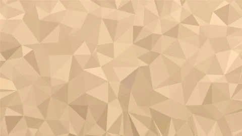 Burly Wood, Brown, Triangular  low poly, mosaic pattern background, Vector po Stock Illustration