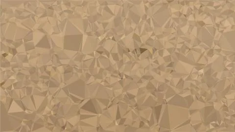 Burly Wood, Brown, Triangular  low poly, mosaic pattern background, Vector po Stock Illustration