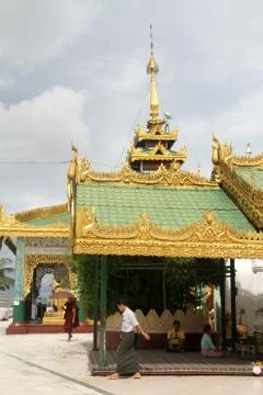 Burmese temple Stock Photos