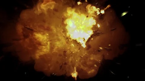 Burn Countdown 10 Second Timer Video stock 81394545