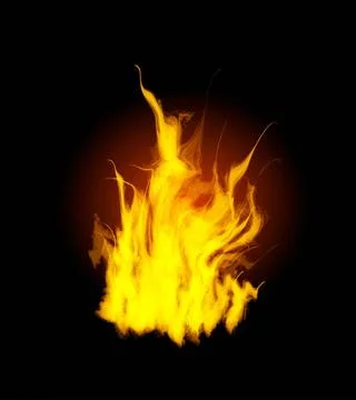 Burn flame fire Burn flame fire vector illustration. Black background Copy... Stock Photos