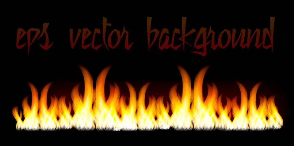 Burn flame fire vector background イラスト素材