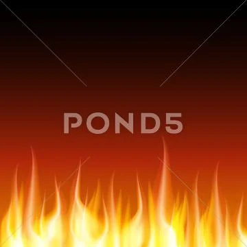 Burn flame fire vector background Stock Illustration