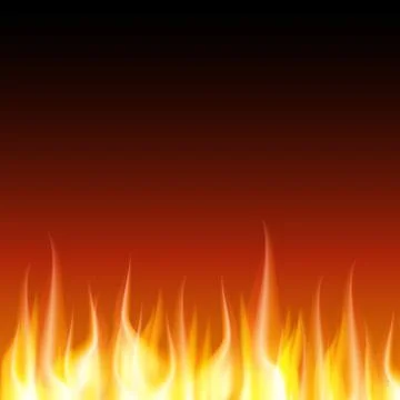 Burn flame fire vector background Stock Illustration